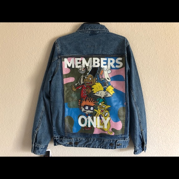 Members Only Other - Members only x Nickelodeon Denim Jacket